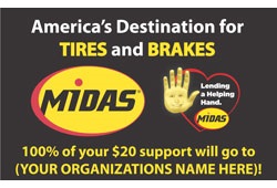 Midas Fundraiser Card